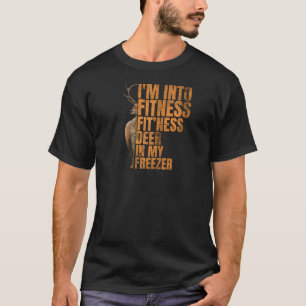 Camiseta Pai Engraçado Estou na Malhação Deer Freezer Hun