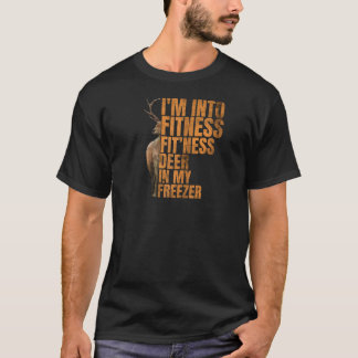 Camiseta Pai Engraçado Estou na Malhação Deer Freezer Hun