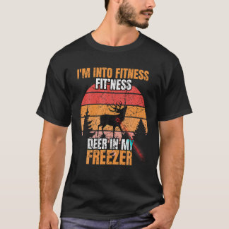 Camiseta Pai Engraçado Estou na Malhação Deer Freezer Hun