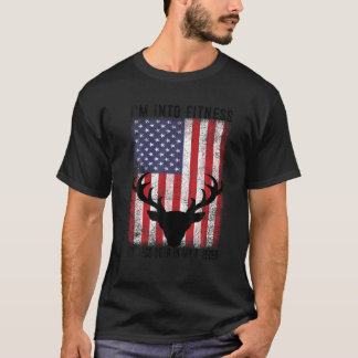 Camiseta Pai Engraçado Estou na Malhação Deer Freezer Hun