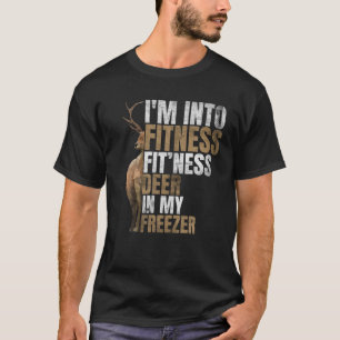 Camiseta Pai Engraçado Estou na Malhação Deer Freezer Hun
