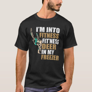 Camiseta Pai Engraçado Estou na Malhação Deer Freezer Hun