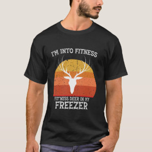 Camiseta Pai Engraçado Estou na Malhação Deer Freezer Hun