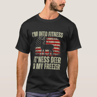 Camiseta Pai Engraçado Estou na Malhação Deer Freezer Hun