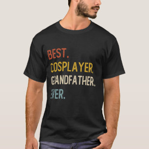Camiseta Pai Engraçado Melhor Cosplayer Avô Alguma Vez Cami