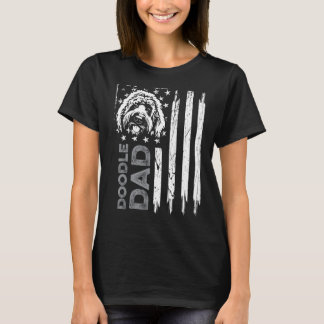 Camiseta Pai Engraçado Pai de Goldendoodle