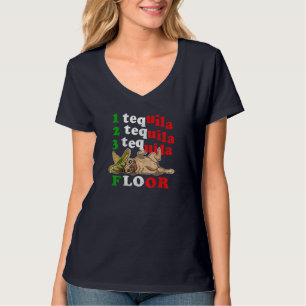 Camiseta Pai Engraçado Presente 1 2 3 Tequila Floo