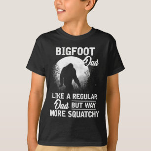 Camiseta Pai Engraçado Sasquatch Bigfoot Gift Dia de os pai
