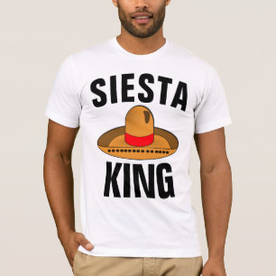 Camiseta pai engraçado SIESTA (NAP) KING T-shirts