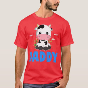 Camiseta Pai Engraçado Vaca Farmante Farmante Vaca Farmação