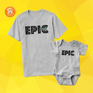 Camiseta Pai Épico Dia dos Pais Masculino Cinza