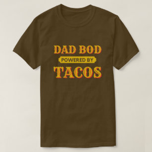 Camiseta Pai Equipado Com Tacos T-Shirt