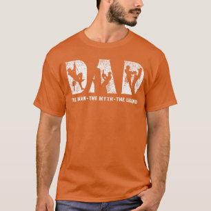 Camiseta Pai Escalador de Árvore Pai Homem Mitológico Lendá