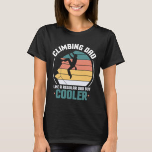 Camiseta Pai Escalador Montanhista Escalada Pai Engraçado D