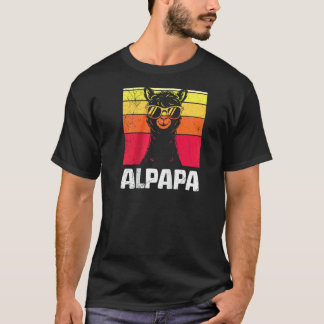 Camiseta Pai Esperançoso ALPAKADADDY Retro Engraçado Pai Br