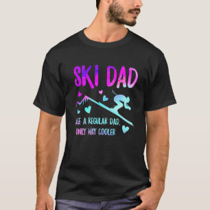 Camiseta Pai Esqui Esquiando Papai Vovô Legal Snowboard