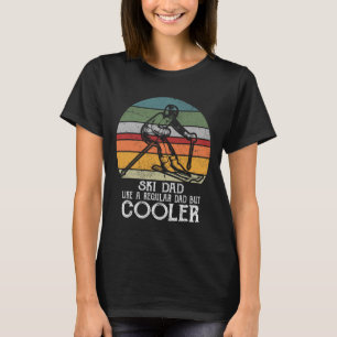 Camiseta Pai Esquiador Como Um Pai Normal Mas Mais Legal Es