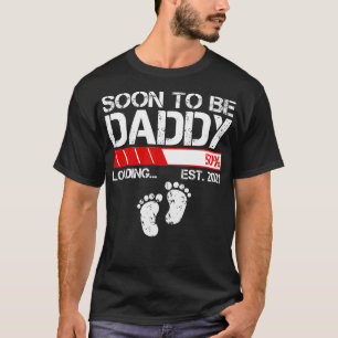 Camiseta Pai Est. 2021 - Novo papai Vintage Gif