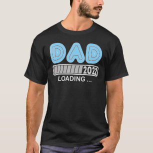 Camiseta Pai Est 2022 Carregando Futuros Novos Pais Pais De