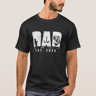 Camiseta Pai Est 2025 Pescador Pai Para Ser Novo Bebê Papai