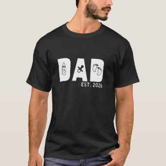 Camiseta Pai Est 2026 Primeiro Dia dos Pais 2026 Promovido