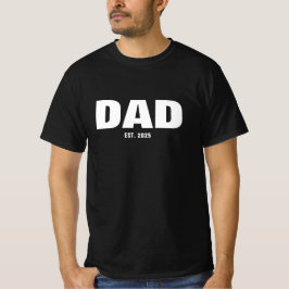 Camiseta Pai Estabeleceu Novo Presente de Pai