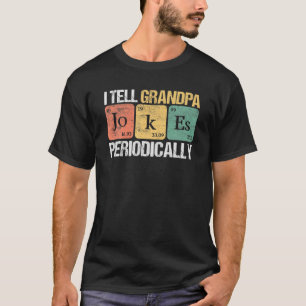 Camiseta Pai . EU DIGO PIADAS GRANDPA PERIODICAMENTE Pais