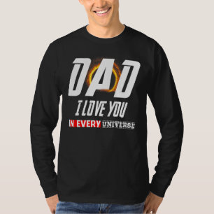 Camiseta Pai Eu Te Amo Em Cada Universo 2