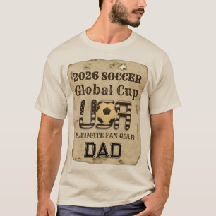 Camiseta Pai EUA 2026 Copa Global: Pai Primeira-Fila 11 Pre