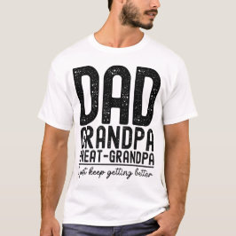 Camiseta Pai Excelente Avô Dia de os pais Engraçado