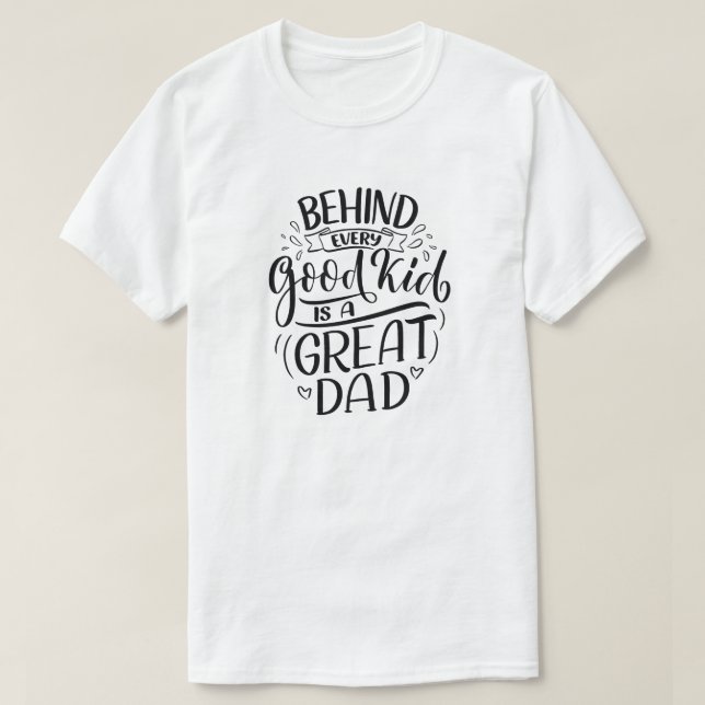 Camiseta Pai excelente T-Shirt (Frente do Design)