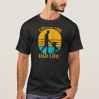 Camiseta Pai expectante VIVENDO A VIDA DE PAI Engraçado Fut