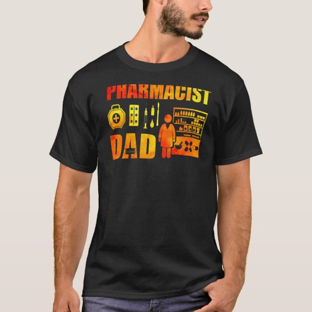 Camiseta Pai farmacêutico (Frente)