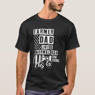 Camiseta Pai Fazendeiro Como Um Pai Normal Só Que Mais Lega