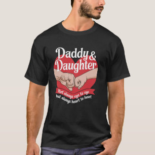 Camiseta Pai Filha Choque de Punho Nem Sempre Cara a Cara M
