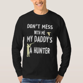 Camiseta Pai Filha Meu Pai Caçador
