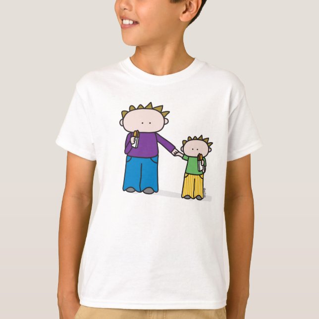Camiseta Pai Filho - Roupa para Crianças (Frente)