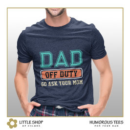 Camiseta Pai Fora de Serviço Estilo Universidade Personaliz