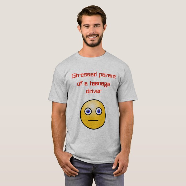 Camiseta Pai forçado de um motorista adolescente (Frente Completa)
