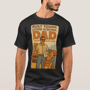 Camiseta Pai Forte E Amado Construído