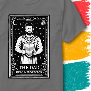 Camiseta Pai Forte Protetor Pai Celestial Arte Tarot