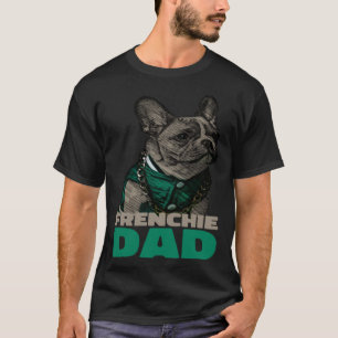 Camiseta Pai francês Bulldog Pai francês