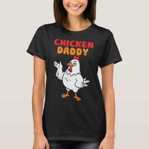 Camiseta Pai Frango Avicultor Vintage Engraçado Dia dos Pai