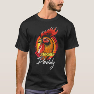 Camiseta Pai Frango Pai Galinha Fazendeiro Avicultor