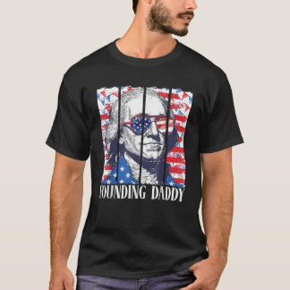 Camiseta Pai fundador Washington Patriótico Americano 4º O