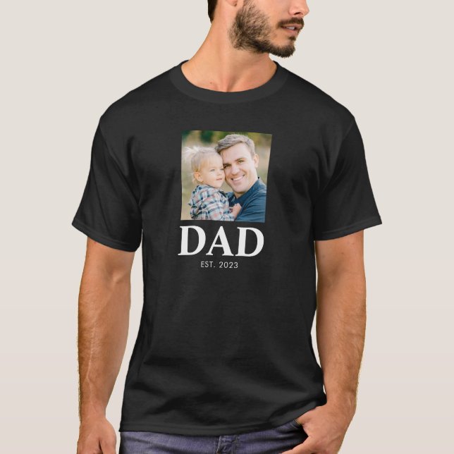 Camiseta Pai Fundou Dia dos Pais com Foto (Frente)