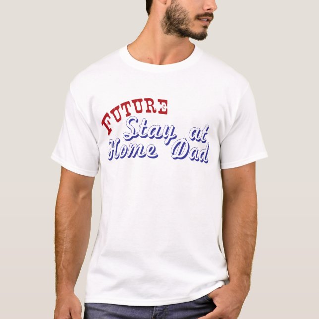 Camiseta Pai futuro da estada em casa (Frente)