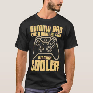 Camiseta Pai Gamer Como um Pai Normal Mas Muito Mais Legal