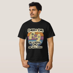 Camiseta Pai Gamer Como Um Pai Normal Só Que Muito Mais Leg
