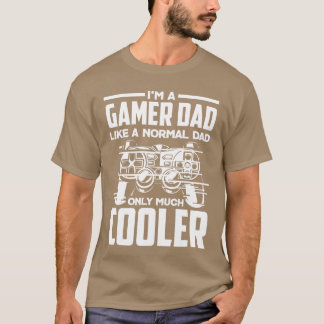 Camiseta Pai Gamer Como Um Pai Normal Só Que Muito Mais Leg
